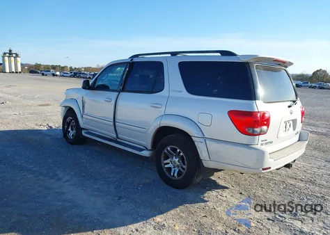 2006 Toyota Sequoia Limited V8 z USA, uszkodzony, nr VIN 5TDBT48A26S257901